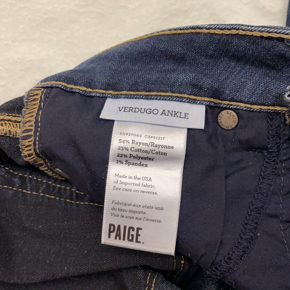 Paige Verdugo Ankle Jean - size 25 - Picture 2 of 3
